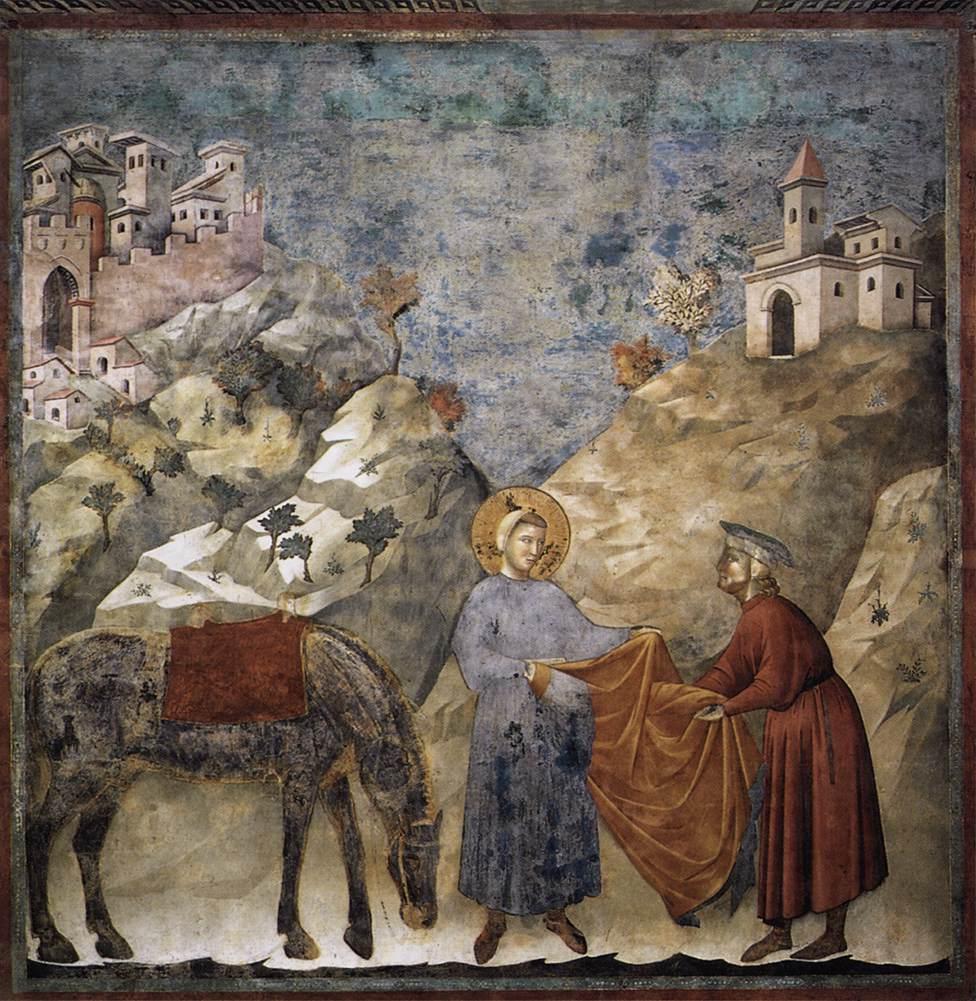 Giotto_di_Bondone_-_Legend_of_St_Francis_-_2._St_Francis_Giving_his_Mantle_to_a_Poor_Man_-_WGA09119.jpg