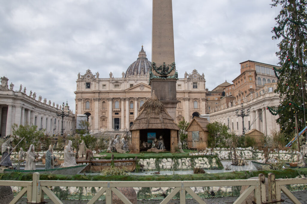 Il presepe di Grado in Vaticano