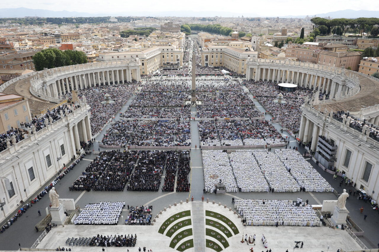 SCATTIDELGIORNO - Insediamento di papa Leone XIV, veduta dall'alto SCATTIDELGIORNO - Insediamento di papa Leone XIV, veduta dall'alto