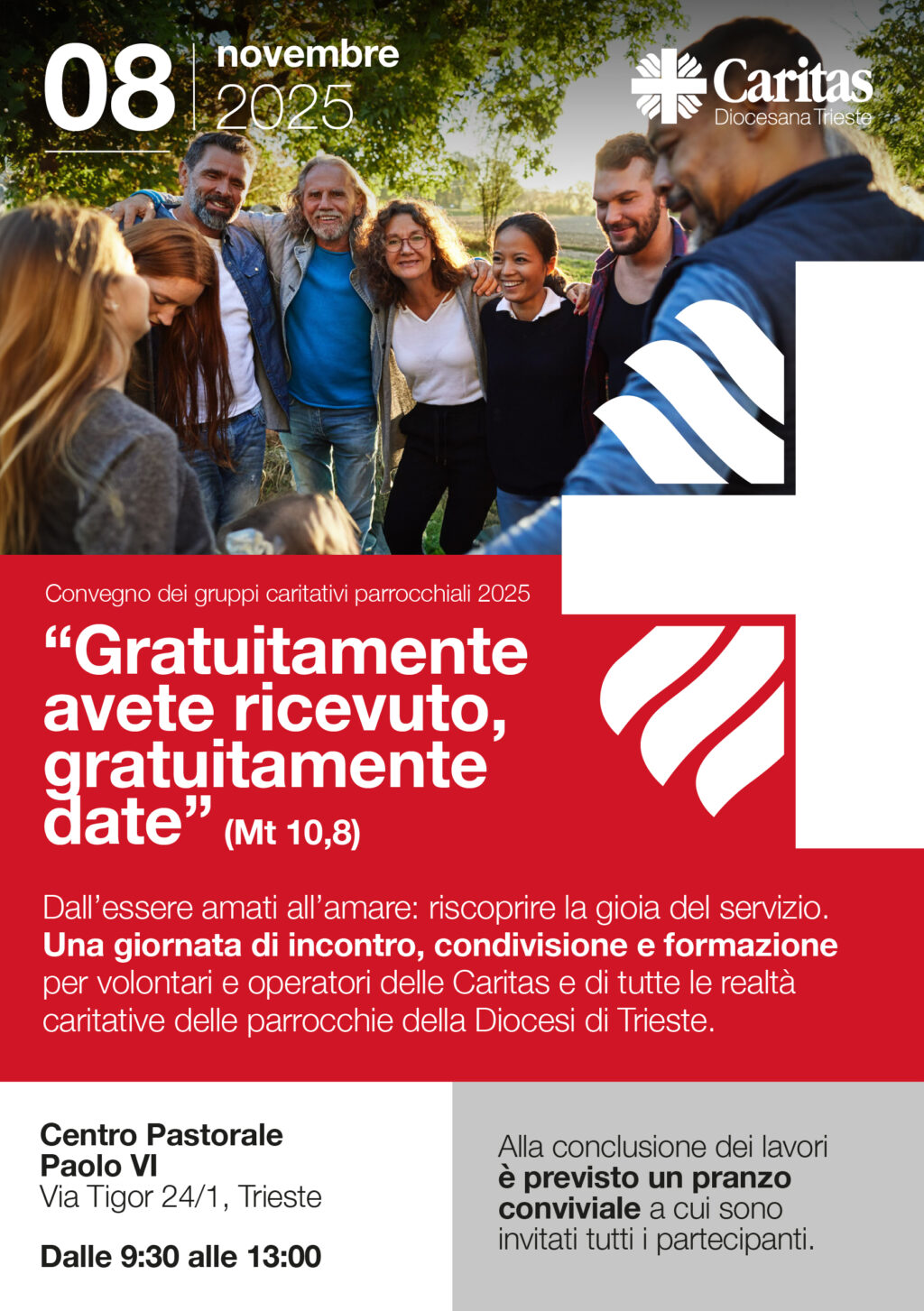 “Gratuitamente avete ricevuto, gratuitamente date” “Gratuitamente avete ricevuto, gratuitamente date”