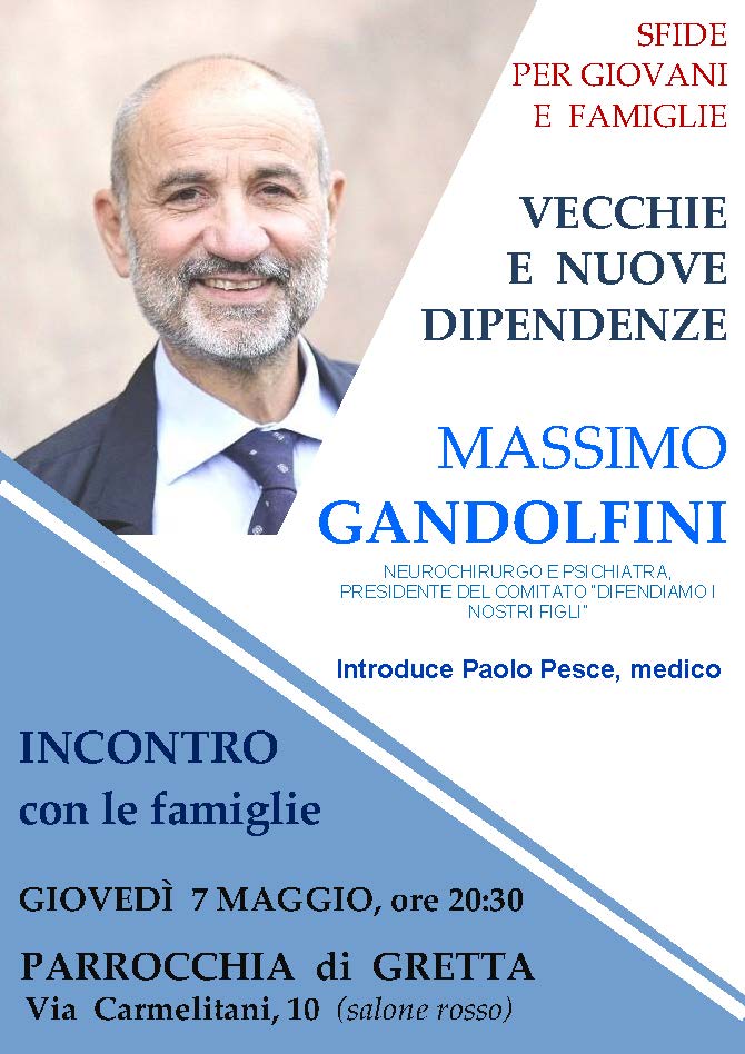 Vecchie e nuove dipendenze: un incontro per famiglie