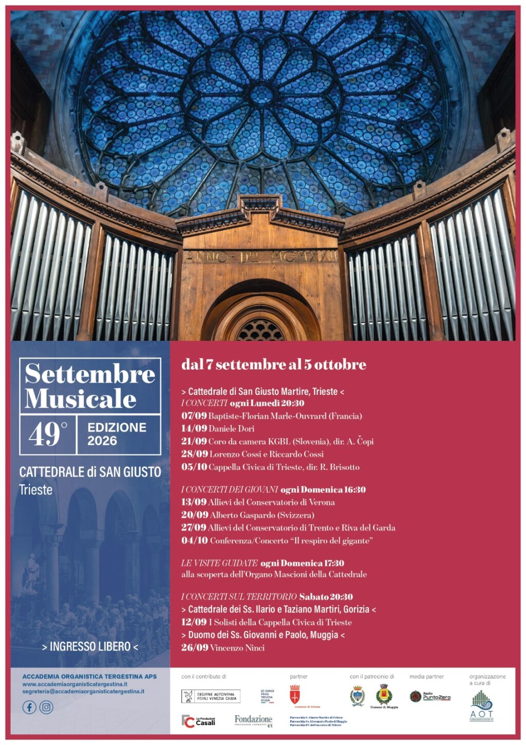 49° Settembre Musicale: un sontuoso preludio al Cinquantenario 49° Settembre Musicale: un sontuoso preludio al Cinquantenario