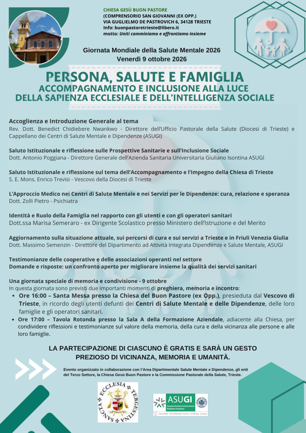Persona, salute e famiglia: un convegno sulla Salute Mentale